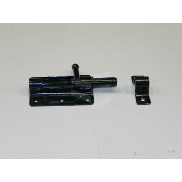 Plaatgrendel 120x50 mm zwart main product photo