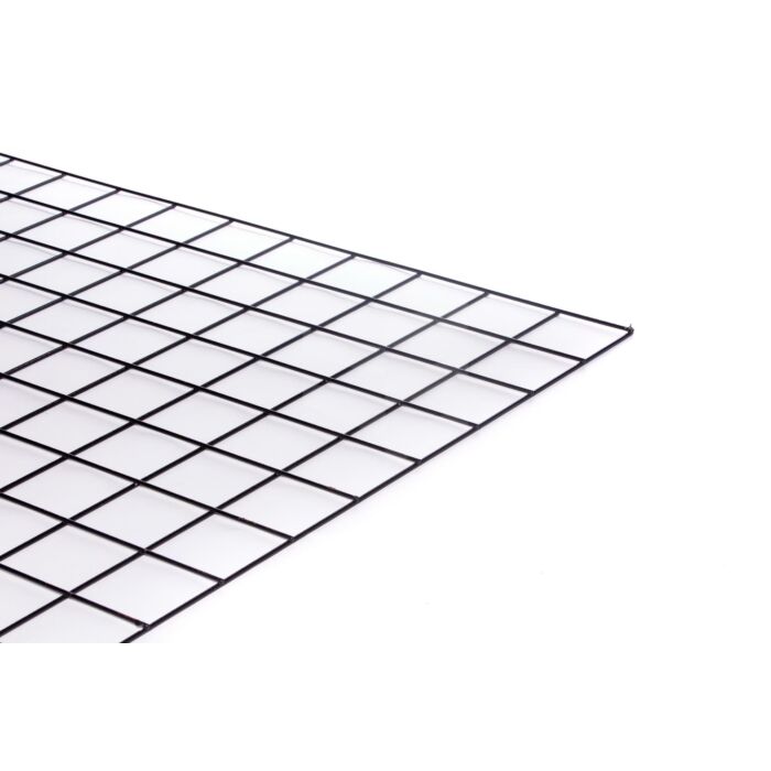 Betonstaalmat maas 100 PVC coating zwart 2000x3000 draad 5mm main product photo