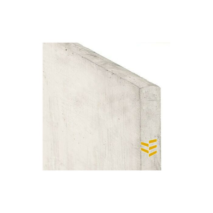Betonnen onderplaat 35x240x1840 wit/grijs glad main product photo