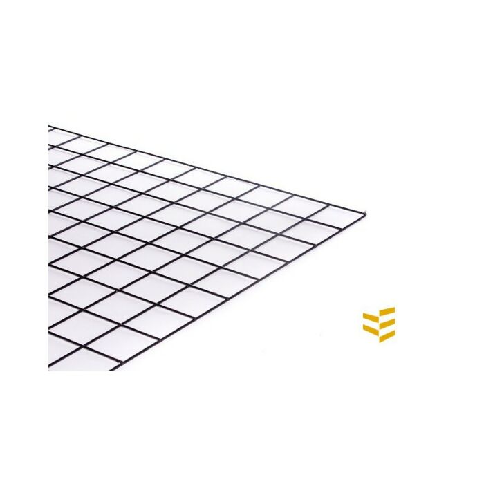 Betonstaalmat maas 100 PVC coating zwart 1800x1800 draad 5mm main product photo
