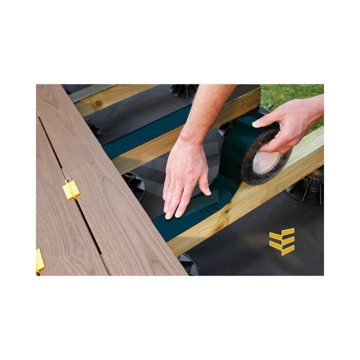 Cobra Bitudeck afdekband voor houten balk 75 mm (rol 10 m) main product photo