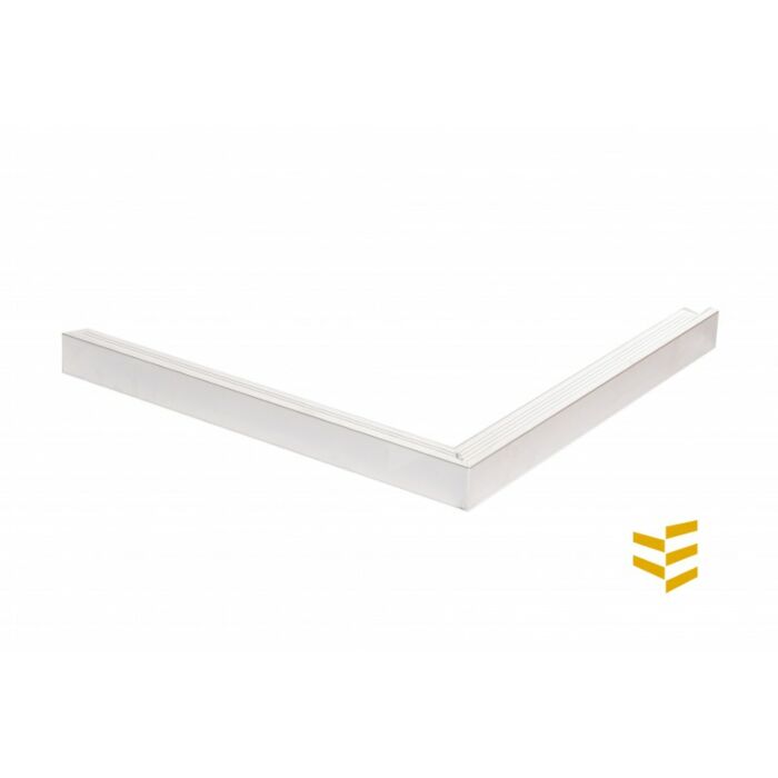Daktrim aluminium 45x45x500 mm buitenhoek main product photo