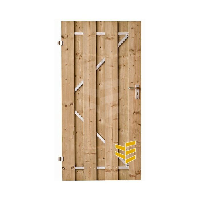 Deur Hoofddorp vuren 900x1800 frame+slot L main product photo