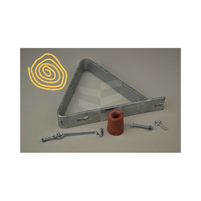 Deurvanger met buffer en windhaak main product photo