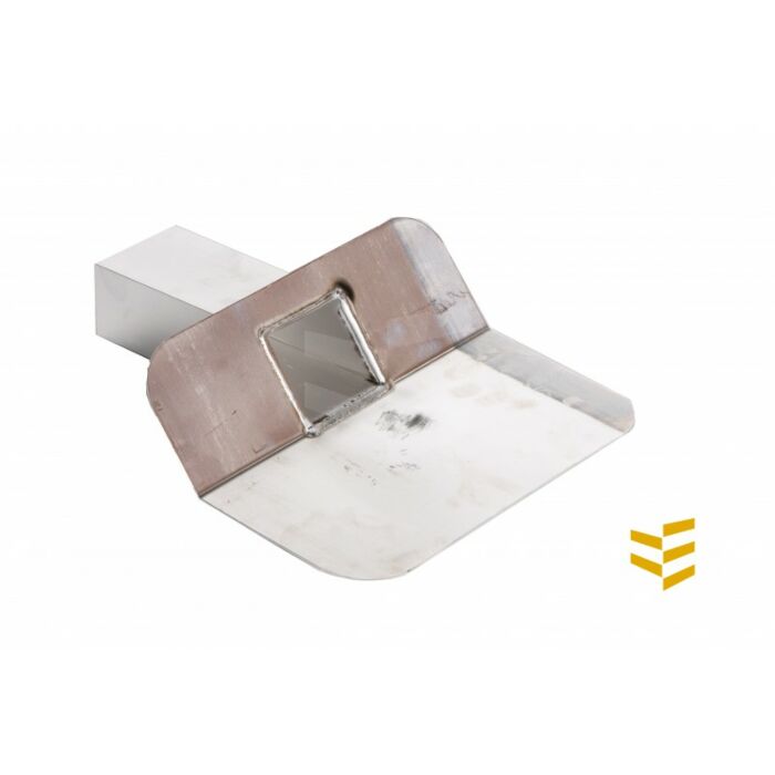 EPDM stadsuitloop 45°, aluminium deel main product photo