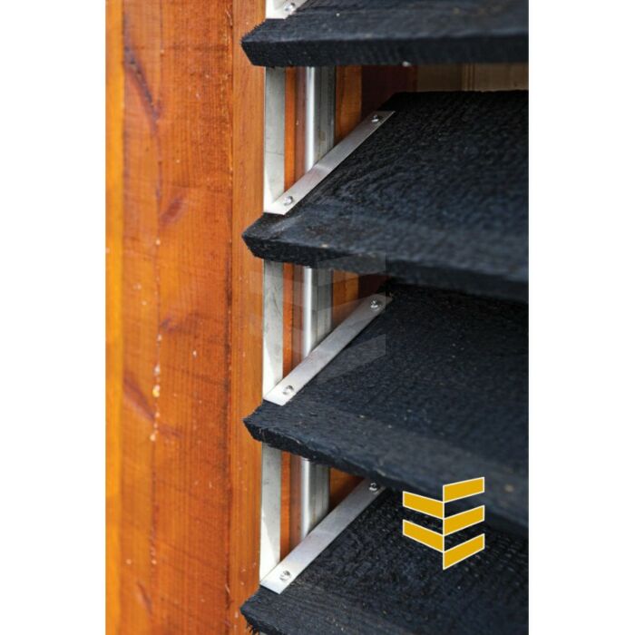 Flex fence RVS zelfbouwpakket, lengte 960 mm Zwart main product photo