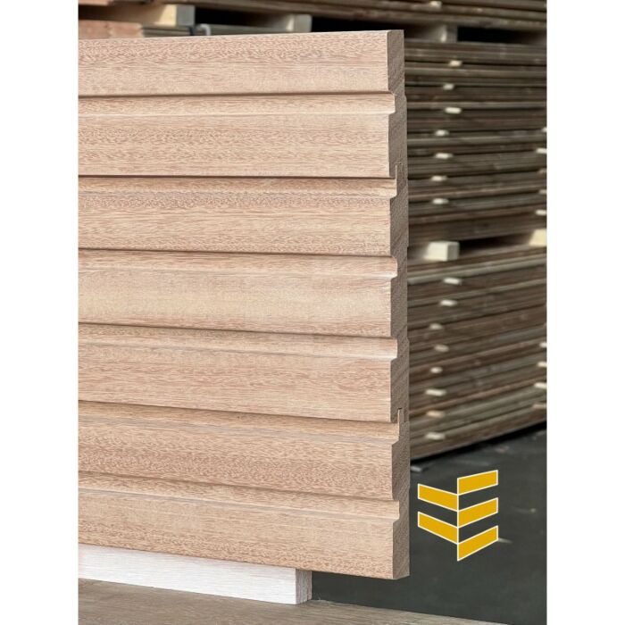 FSC 100% Bangkirai rhombus triple 21x132 main product photo