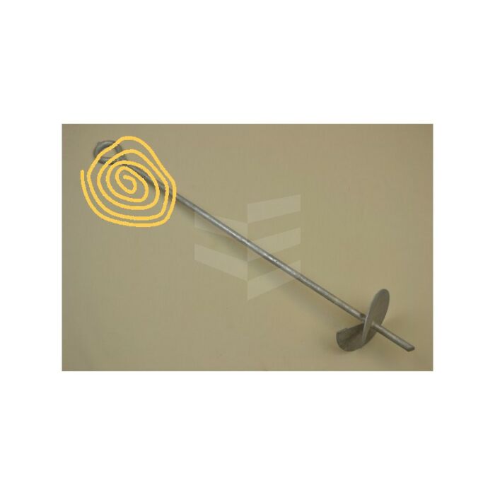 Grondanker 600 mm verzinkt met grendel + houtdraadbout main product photo