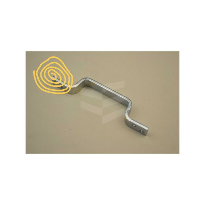 Handgreep "Rustiek" 167 mm zwart gecoat main product photo