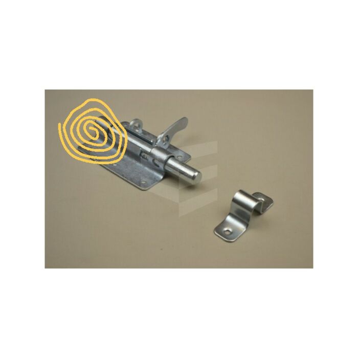 Hangslotgrendel 100x70 mm RVS main product photo