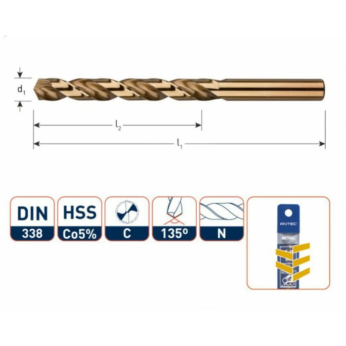HSS Cobalt boor 3.3 mm main product photo
