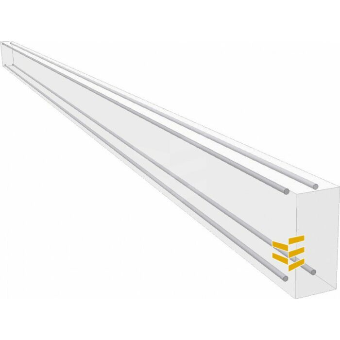 KLP 70x135x4000 I-ligger staalversterkt 240141 main product photo