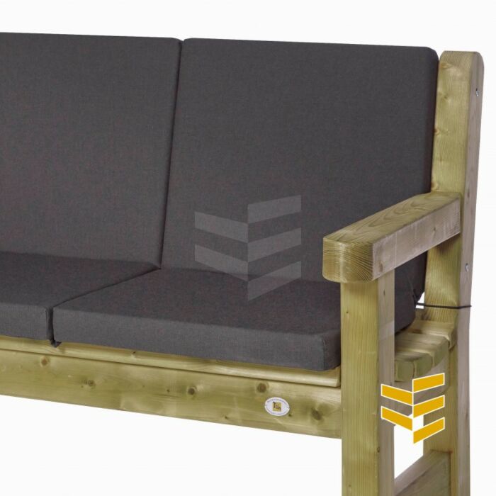 Talen03311 - Bankkussen 127 cm ANTRACIET main product photo
