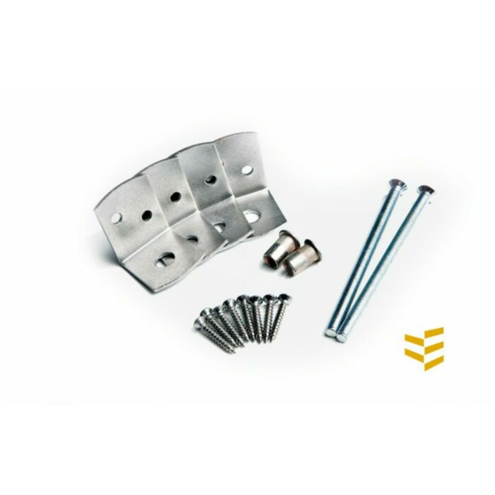 L-Beslag tbv betonpalen 85x85 RVS (set 4 st) main product photo