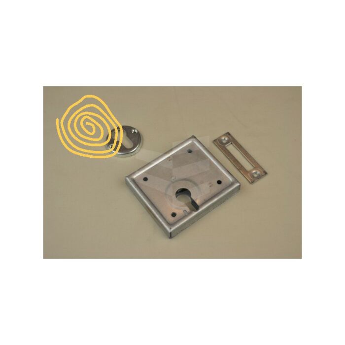 Opleg cilinderpoortslot - 85x100 mm verzinkt main product photo