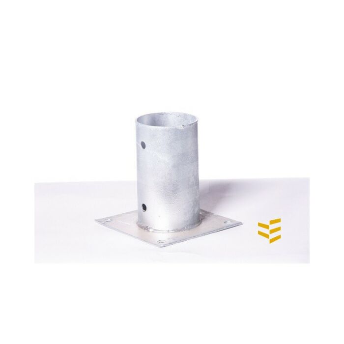 Paalplaathouder rond 101 mm vuurverzinkt main product photo