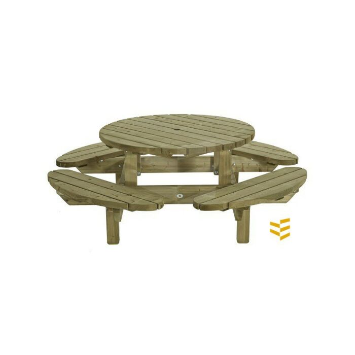 Talen0414 - Picknicktafel rond 210x4,5 cm main product photo