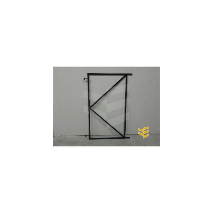 Verstelbaar poortframe 90 x 155 cm (2 duimen) ZWART main product photo