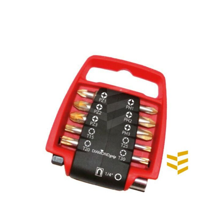 PRO bitclip incl bithouder, bits PH, PZ en T, 11-dlg DIAMOND main product photo