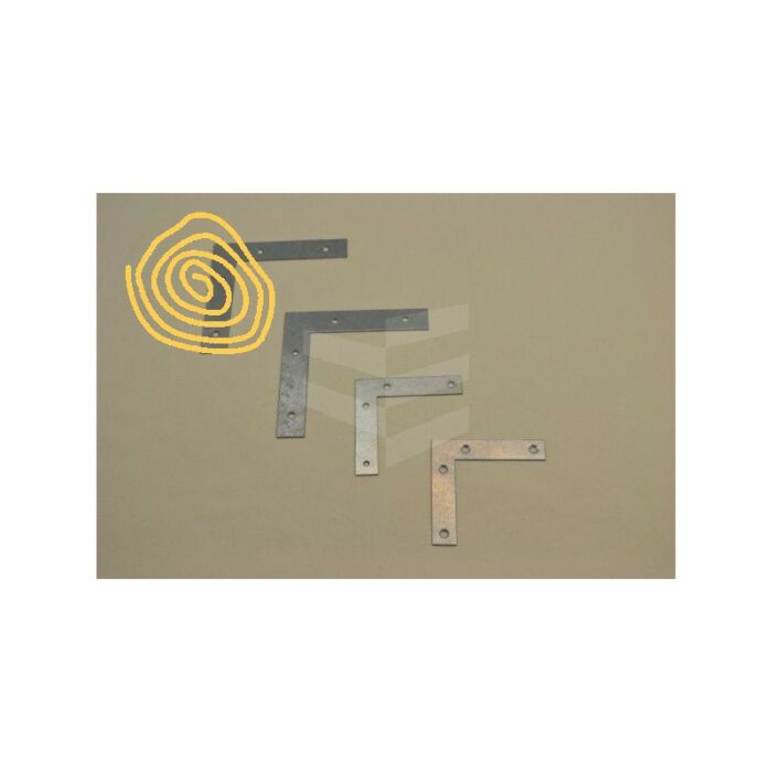 Raamhoek recht 100 x 100 x 15/1.5 verzinkt main product photo