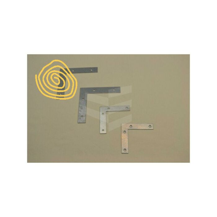 Raamhoek recht 75 x 75 x 20/2.0 verzinkt main product photo