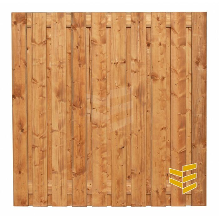 Scherm Red Class Wood 1800x1800 (19+2) vert tbv betonpalen main product photo