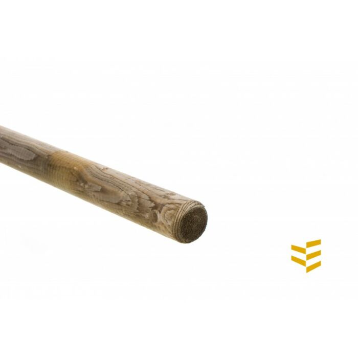 Ronde paal gefreesd & geimpr 60 gepunt & gekruind main product photo