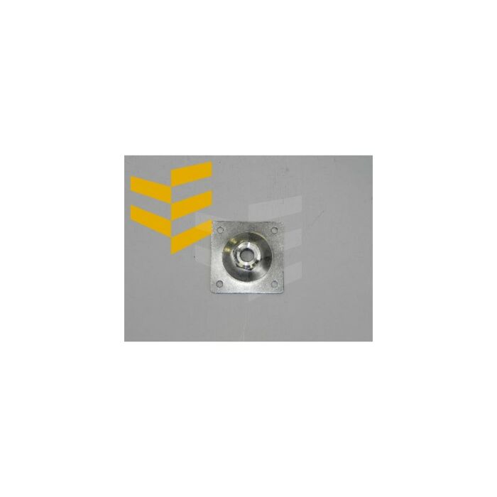 Scharnier 100x100x3 mm RVS model: links main product photo