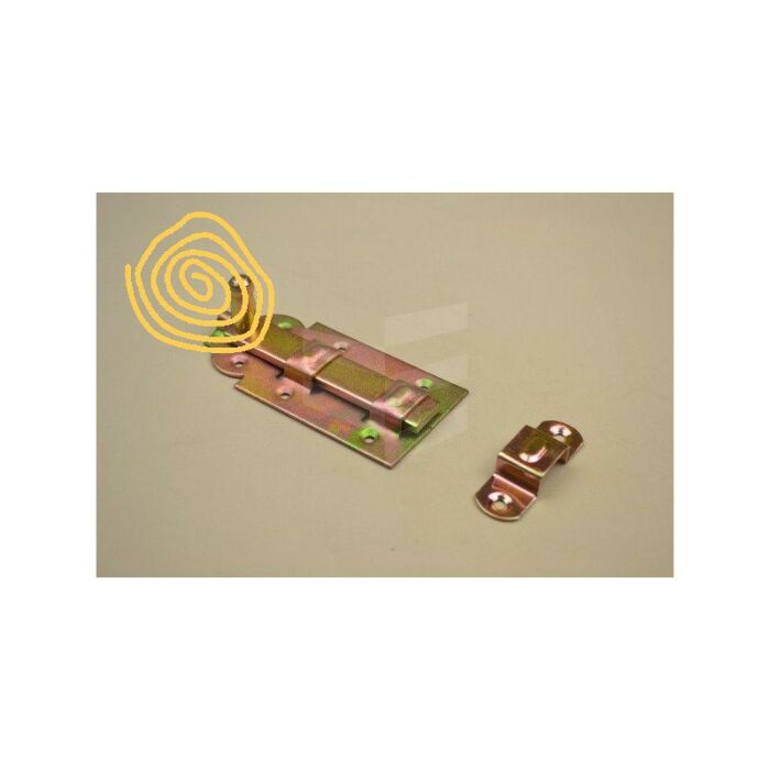 Schuif verzinkt vlak 120mm main product photo
