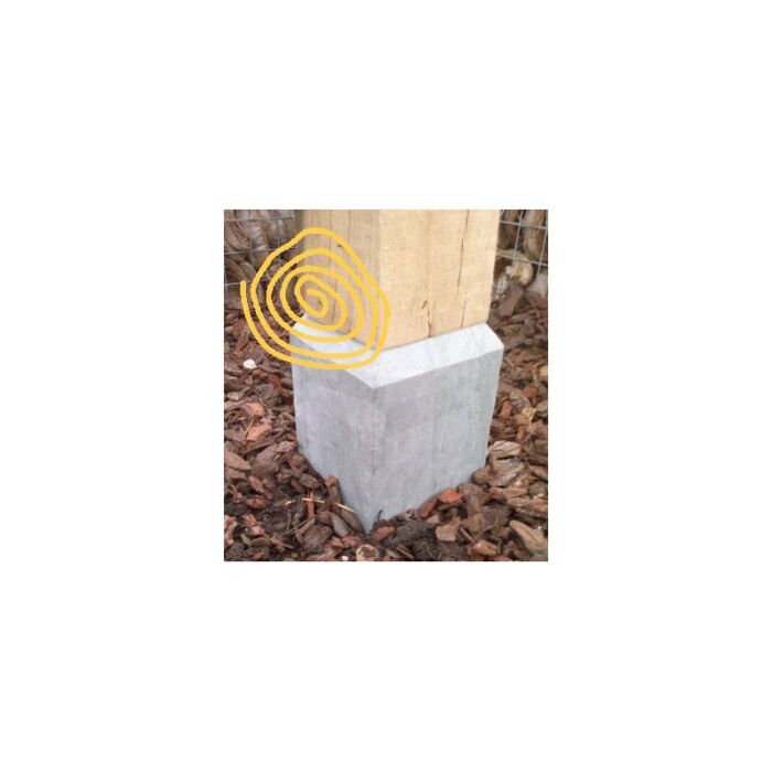 Sokkel blauw natuursteen 185x185x260 hoog main product photo