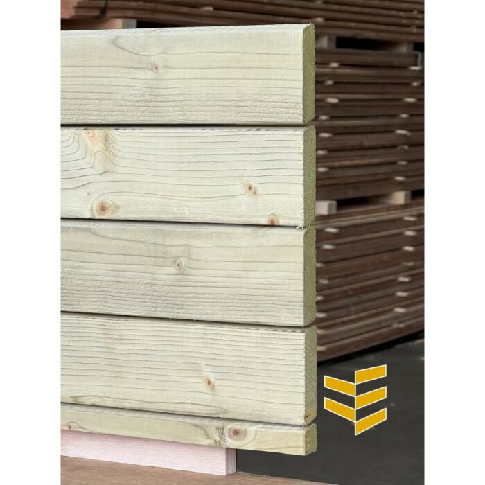 Vuren geimpr. rhombus enkel 18x70 main product photo