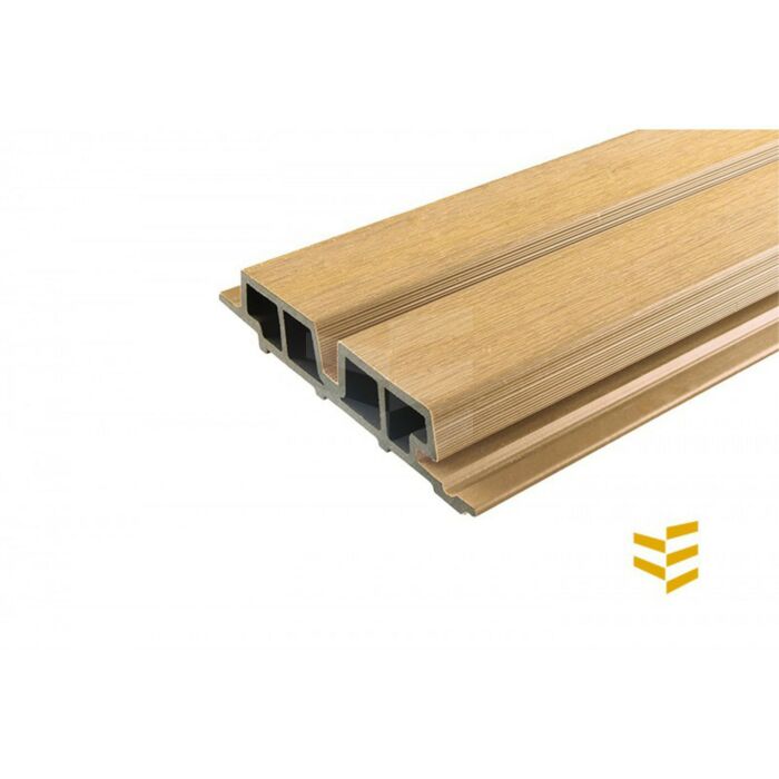 FSC 100% Fiberdeck WEO60 Gevelbekleding dubbel 33x140 - Cedar main product photo