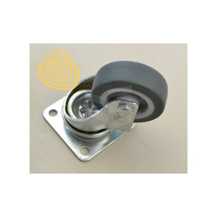 Zwenkwiel grijs 50 mm 50 kg main product photo